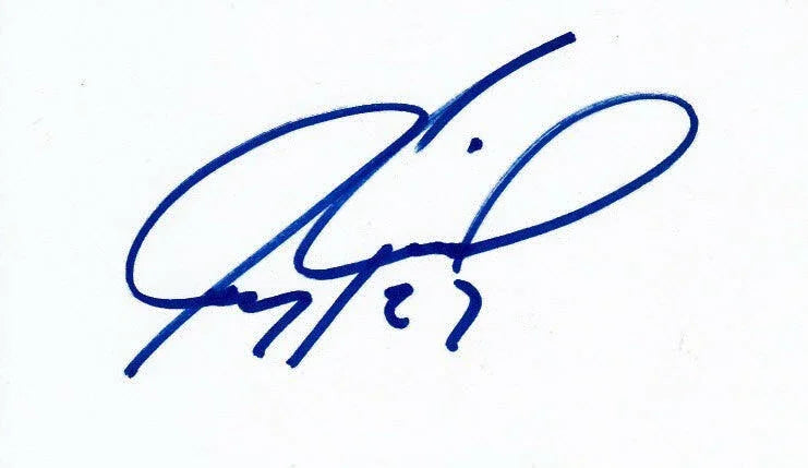 Jeremy Roenick autographed index card Blackhawks Coyotes - AutographsForSale.com
