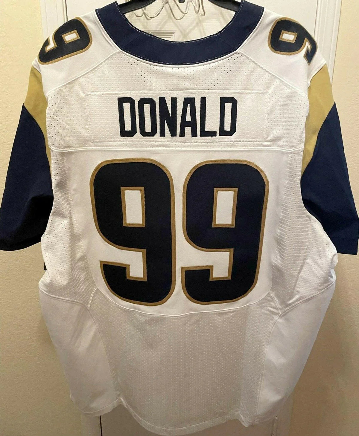 Aaron Donald St Louis Rams 2014 Nike Elite white Rookie jersey New - AutographsForSale.com