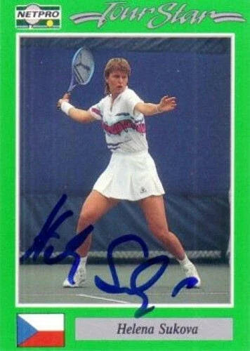 Helena Sukova autographed 1991 NetPro tennis card - AutographsForSale.com