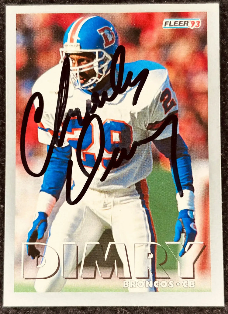 Charles Dimry autographed Denver Broncos 1993 Fleer card - AutographsForSale.com