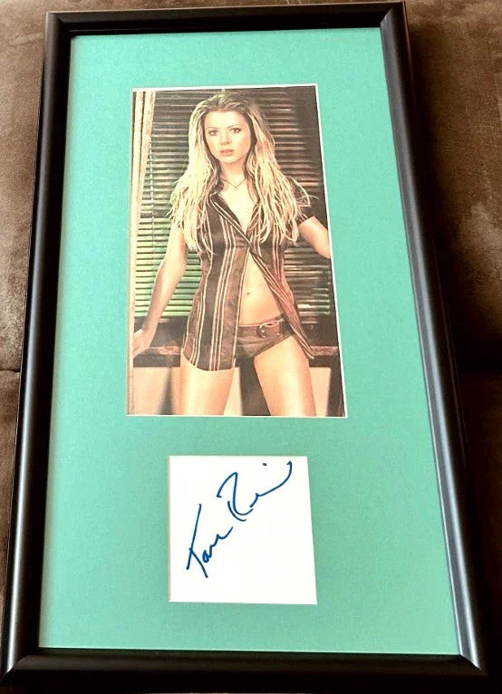 Tara Reid autograph framed sexy Maxim magazine photo JSA - AutographsForSale.com