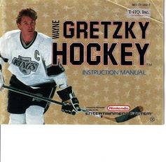 Wayne Gretzky hockey Nintendo NES 1990 video game w/ box cartridge & booklet - AutographsForSale.com