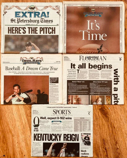 March 31, 1998 St. Petersburg Times newspaper EXTRA EDITION including 5 sections