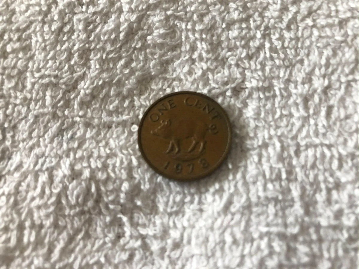 1978 Bermuda One Cent Coin Penny - AutographsForSale.com
