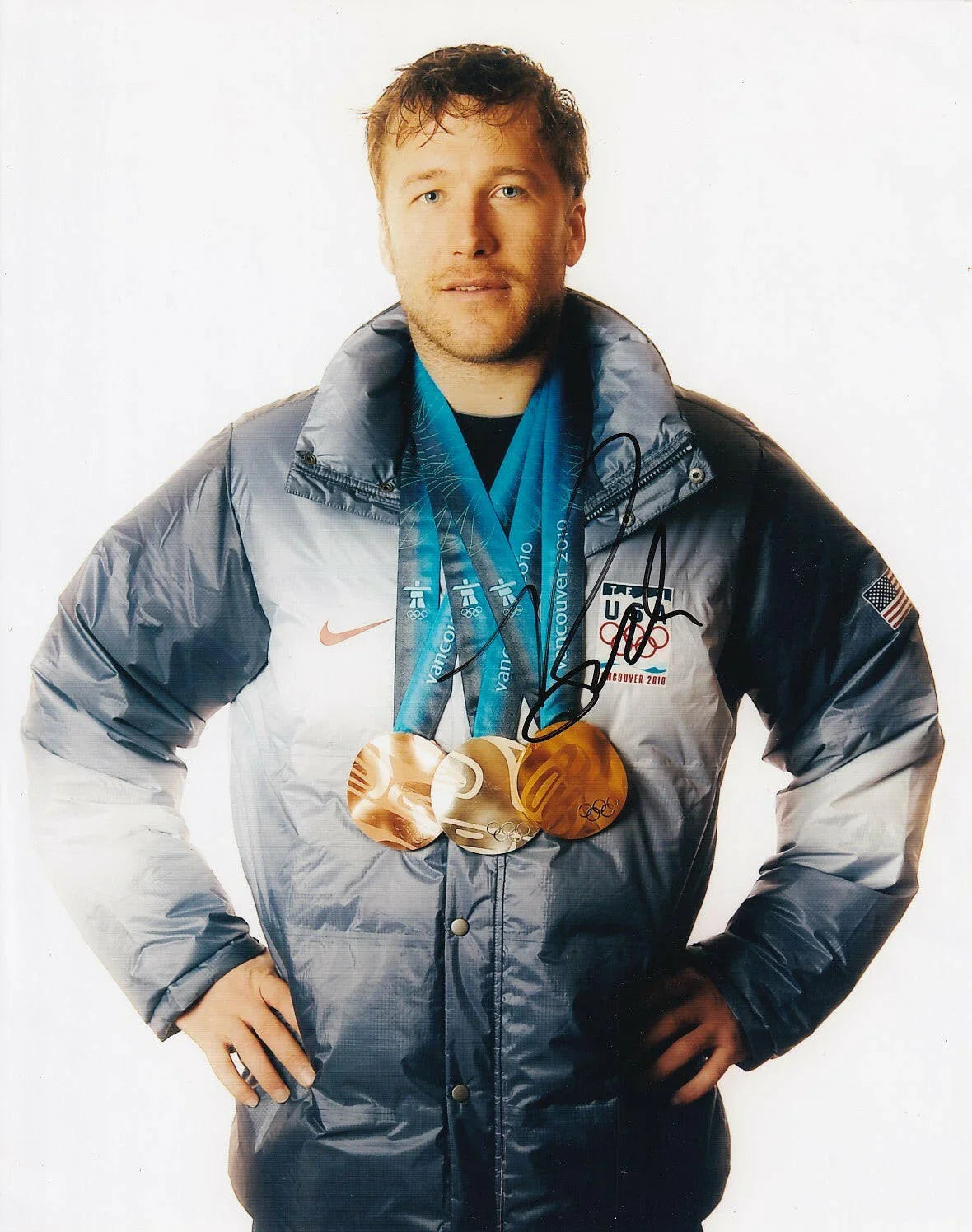 Bode Miller autographed 2010 Winter Olympics 8x10 photo - AutographsForSale.com