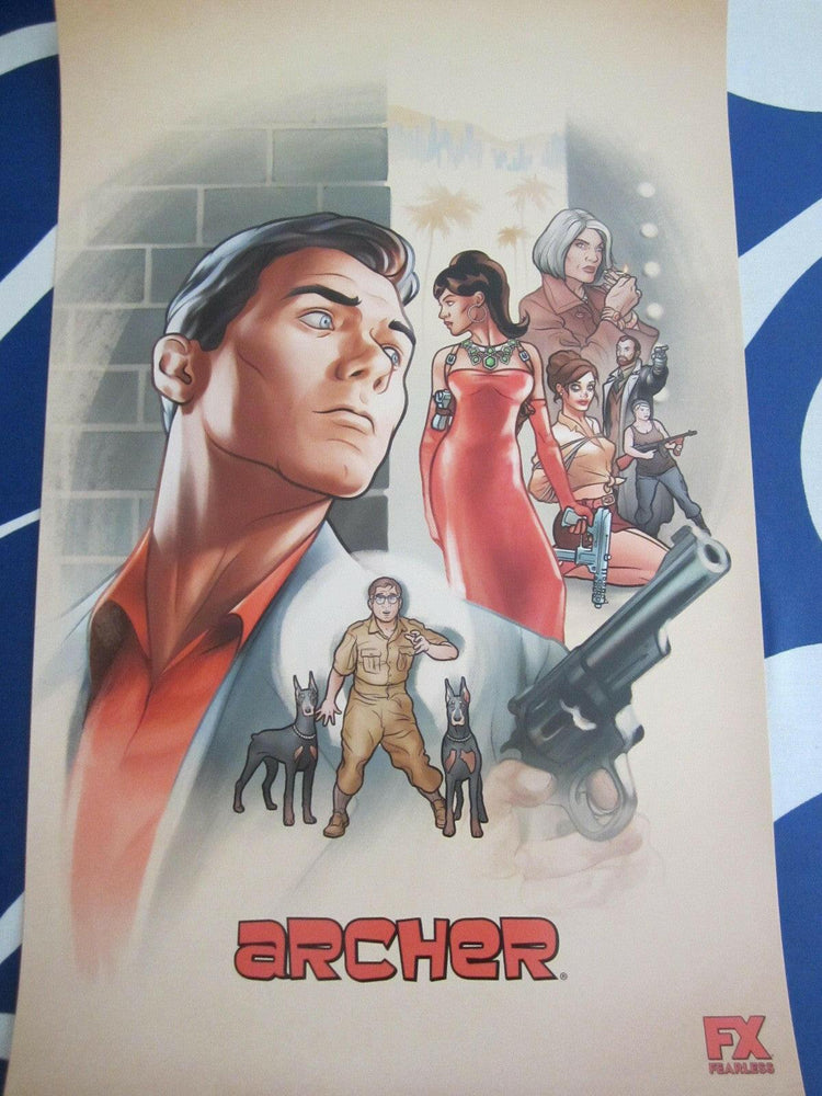 Archer 2016 Comic-Con SDCC 11x17 mini Fox promo poster - AutographsForSale.com