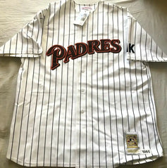 Tony Gwynn 1985 SD Padres Mitchell & Ness home jersey - AutographsForSale.com