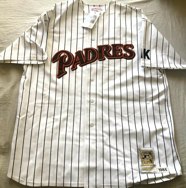 Tony Gwynn 1985 SD Padres Mitchell & Ness home jersey - AutographsForSale.com
