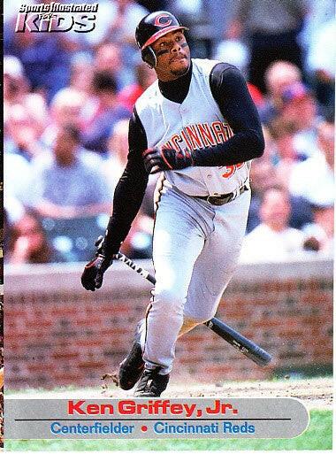 Ken Griffey Jr Cincinnati Reds 2002 SI for Kids card - AutographsForSale.com