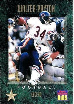 Walter Payton Chicago Bears 1994 Sports Illustrated for Kids Legends card - AutographsForSale.com
