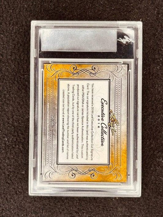 Bing Crosby 2016 Leaf Masterpiece Cut Signature certified signed card 1/1 JSA - AutographsForSale.com