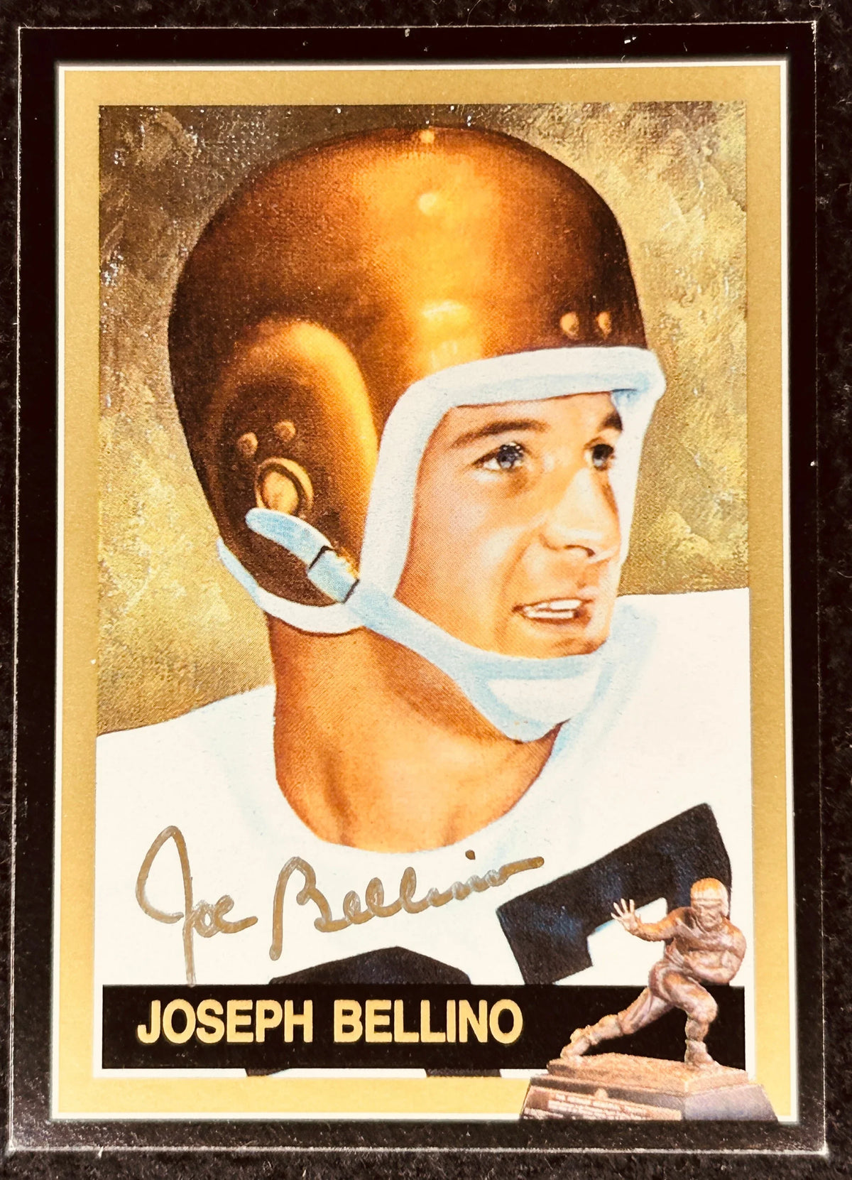 Joe Bellino autographed Navy 1960 Heisman Trophy winner card - AutographsForSale.com