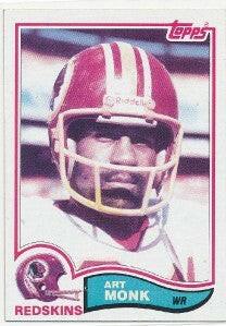 Art Monk Washington Redskins 1982 Topps 2nd year card - AutographsForSale.com