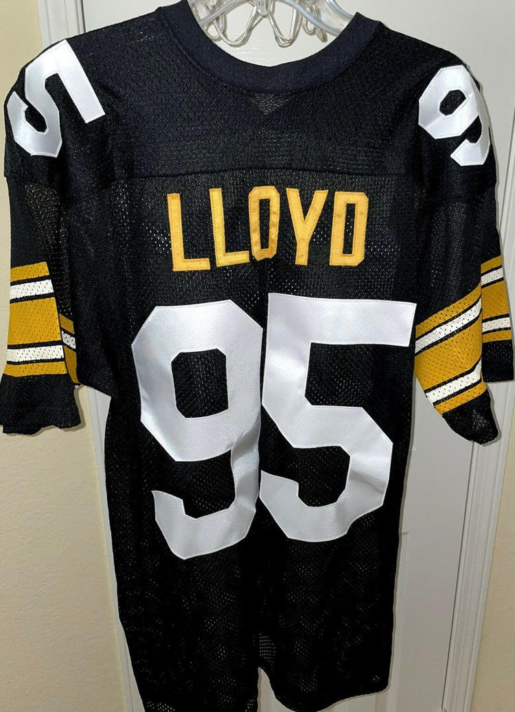 Greg Lloyd signed Pittsburgh Steelers 90s retro jersey JSA - AutographsForSale.com