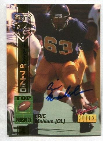 Eric Mahlum certified signed Cal Bears 1994 Signature Rookies card - AutographsForSale.com