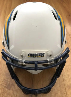 Philip Rivers San Diego Chargers 2012 Full Size Custom Speed game model Helmet - AutographsForSale.com