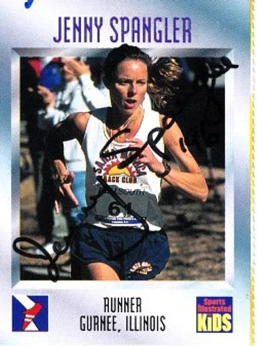 Jenny Spangler autographed 1996 SI for Kids card - AutographsForSale.com