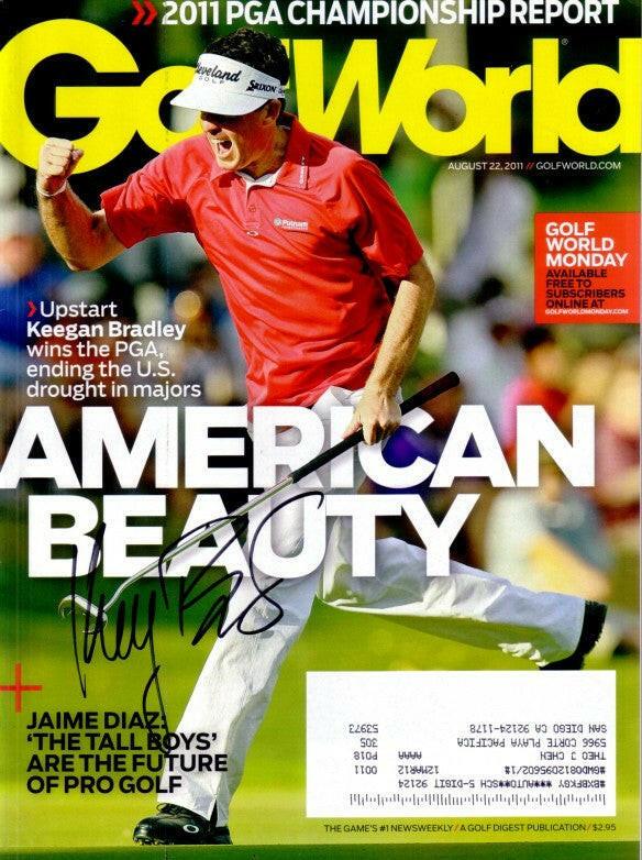 5 Keegan Bradley signed golf magazines 2025 US team Ryder Cup captain - AutographsForSale.com