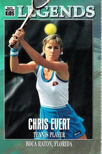 Chris Evert 1997 Sports Illustrated for Kids Legends tennis card - AutographsForSale.com