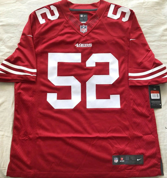 Patrick Willis San Francisco 49ers authentic Nike stitched red jersey NEW - AutographsForSale.com
