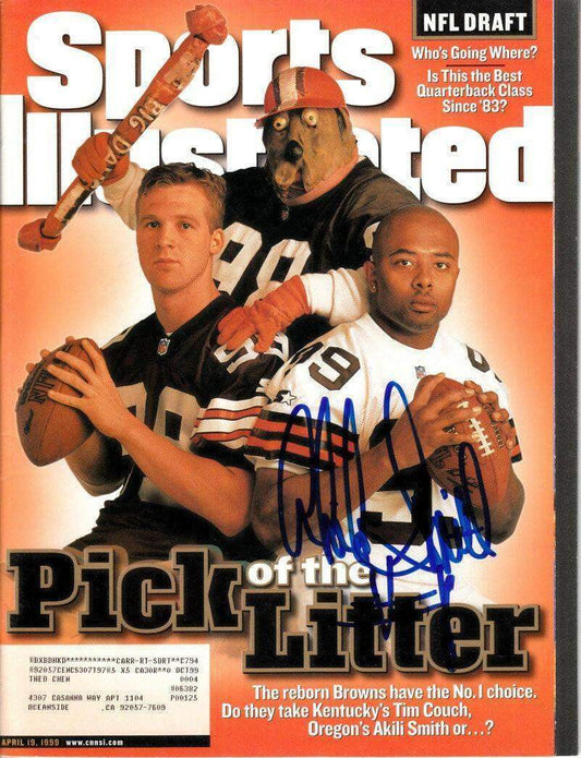 Akili Smith autographed 1999 NFL Draft Sports Illustrated - AutographsForSale.com