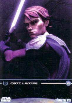 Star Wars Clone Wars Anakin 2009 SDCC OfficialPix promo card - AutographsForSale.com