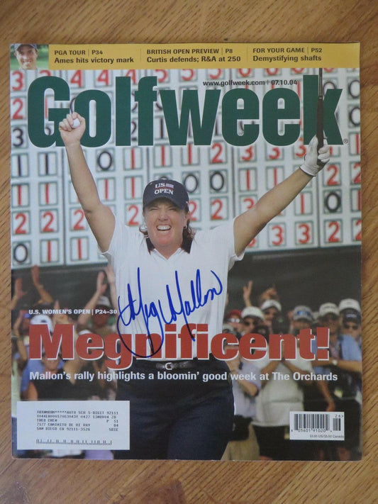 Meg Mallon autographed 2004 US Women’s Open Golfweek issue - AutographsForSale.com