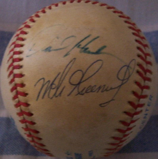 1987 Boston Red Sox autographed AL baseball (Mike Greenwell Dave Henderson Glenn Hoffman) - AutographsForSale.com