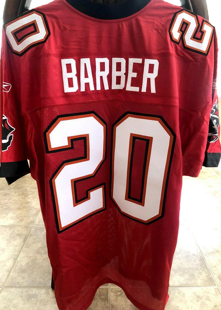 Ronde Barber Tampa Bay Buccaneers Reebok Red Triple jersey - AutographsForSale.com