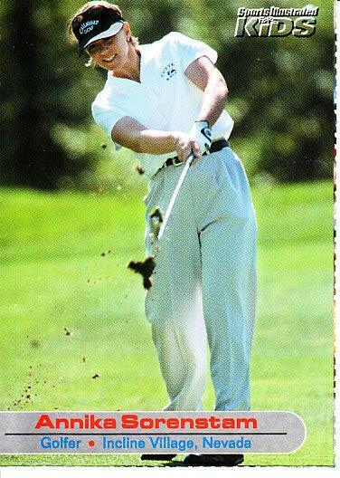 Annika Sorenstam 2001 Sports Illustrated For Kids LPGA golf card - AutographsForSale.com