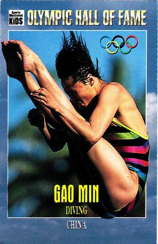 Gao Min Olympic Hall of Fame 1996 SI for Kids card - AutographsForSale.com