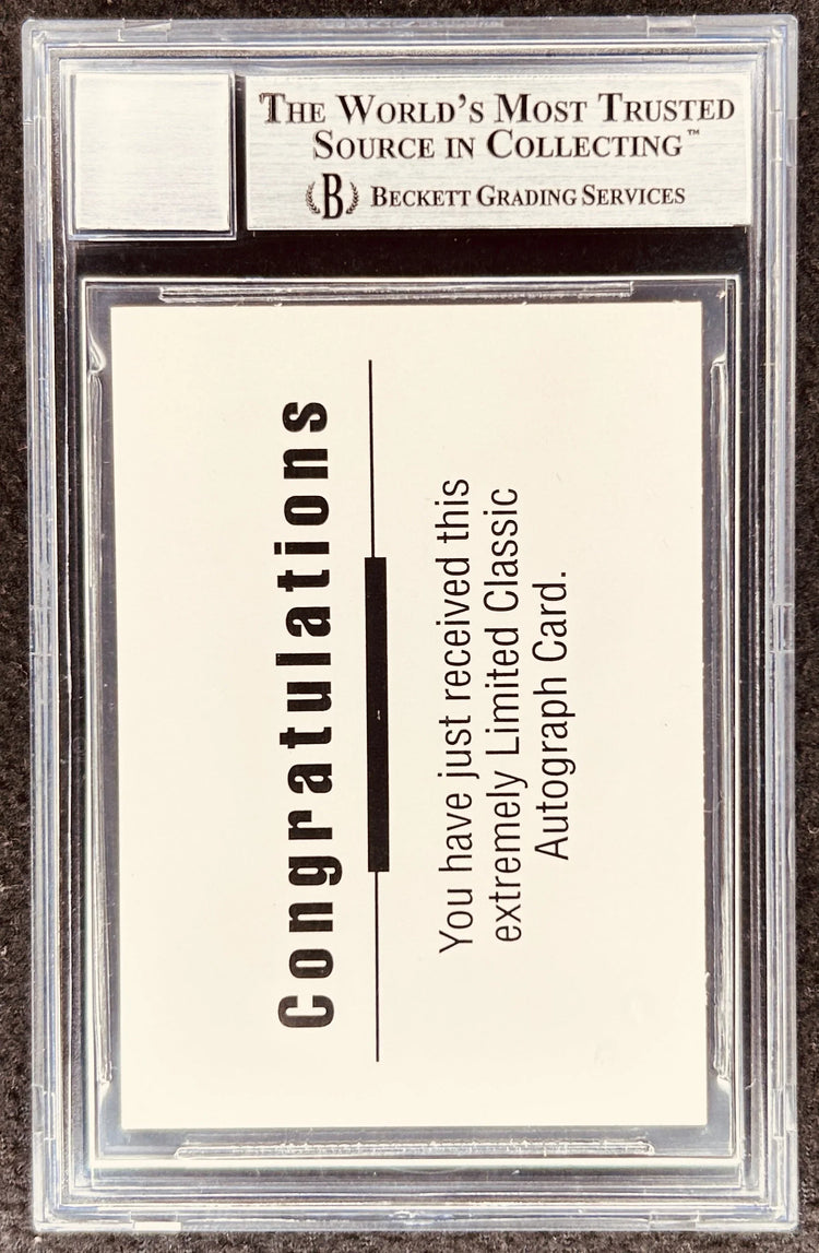 Pete Sampras signed 1992 Classic tennis card BAS certified grade 9 - AutographsForSale.com