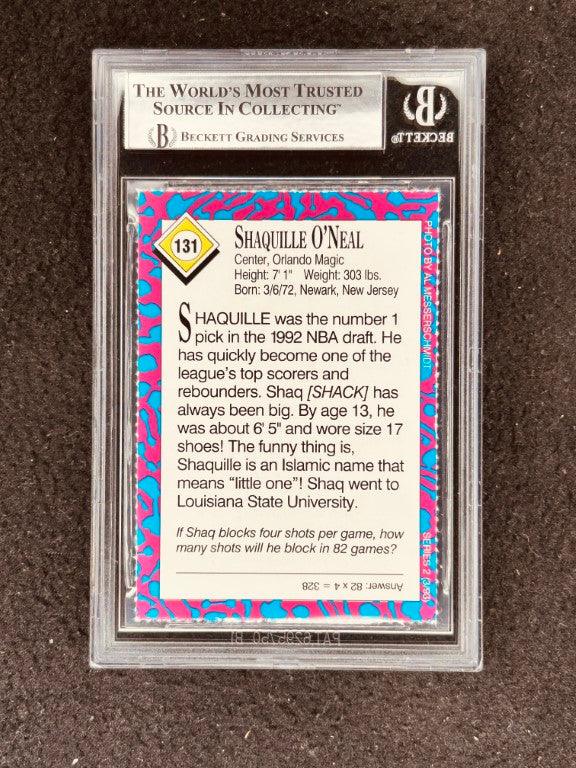 Shaquille O'Neal Orlando Magic 1993 SI for Kids card BGS 9 - AutographsForSale.com