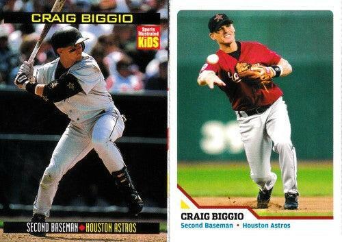 Craig Biggio Houston Astros 1999 & 2007 SI for Kids cards - AutographsForSale.com