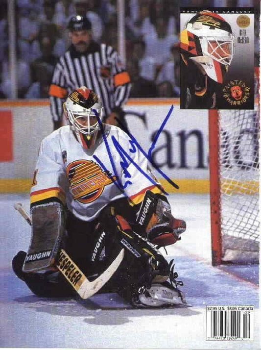 Kirk McLean signed Vancouver Canucks Beckett hockey photo - AutographsForSale.com