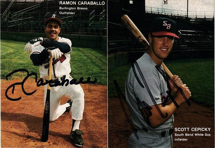 Ramon Caraballo & Scott Cepicky signed 1990 Best minor league cards - AutographsForSale.com