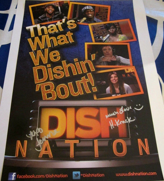 Headkrack & Jenna Owens signed Dish Nation 2013 SDCC poster - AutographsForSale.com
