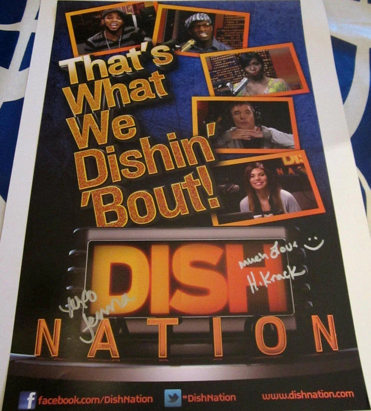 Headkrack & Jenna Owens signed Dish Nation 2013 SDCC poster - AutographsForSale.com