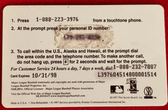 Frank Thomas White Sox 1997 Classic $100 Phone card Used - AutographsForSale.com