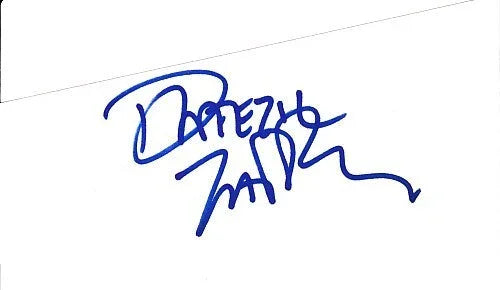 Dweezil Zappa autographed index card or Cut Signature - AutographsForSale.com