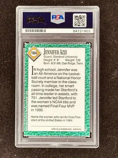 Jennifer Azzi signed Stanford 1990 SI for Kids RC PSA/DNA - AutographsForSale.com