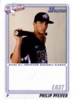 Philip Pfeifer 2010 AFLAC Bowman Rookie Card - AutographsForSale.com