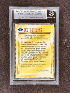 Scott Stevens autographed New Jersey Devils 1995 Sports Illustrated for Kids card BAS slabbed - AutographsForSale.com