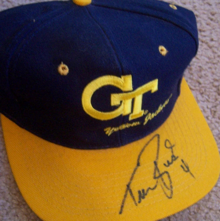 Travis Best autographed Georgia Tech Yellow Jackets Cap - AutographsForSale.com