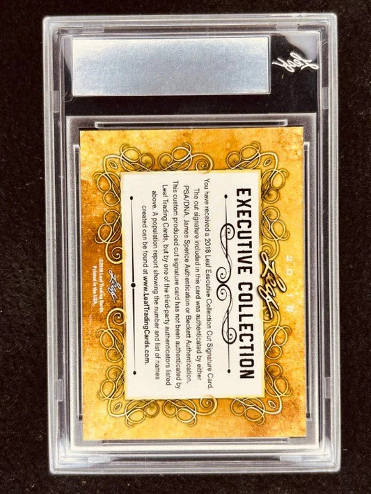 Neil Gaiman 2018 Leaf Masterpiece Cut Signature certified autograph card 1/1 JSA Sandman - AutographsForSale.com