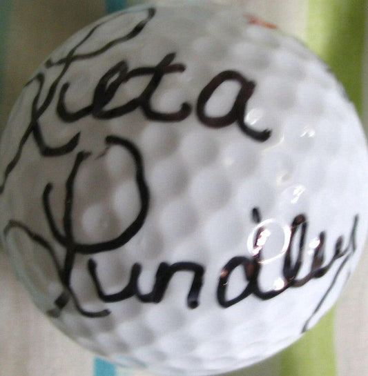 Leta Lindley autographed golf ball - AutographsForSale.com
