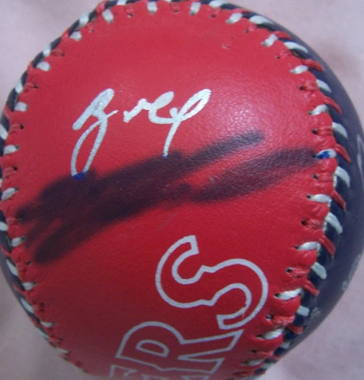 Juan Gonzalez Ivan Rodriguez Benji Gil Bobby Witt signed 1996 Texas Rangers baseball JSA - AutographsForSale.com