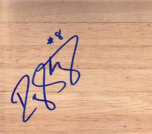 DJ Strawberry signed 6x6 basketball hardwood floor Maryland - AutographsForSale.com