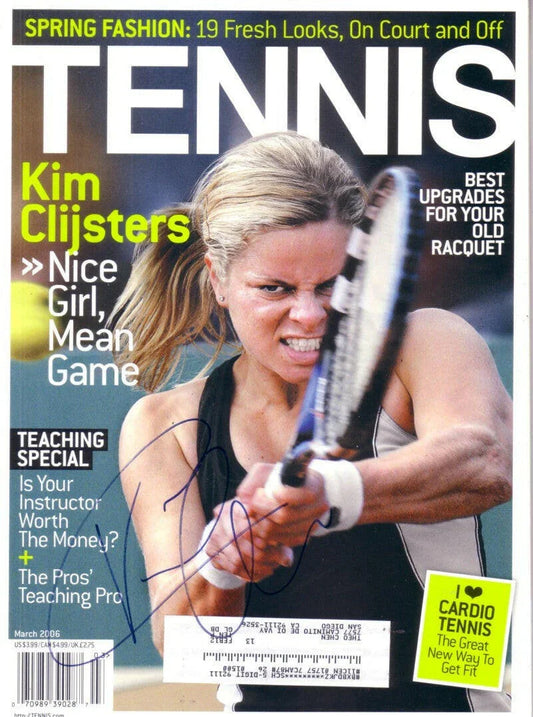 Kim Clijsters autographed 2006 Tennis magazine - AutographsForSale.com