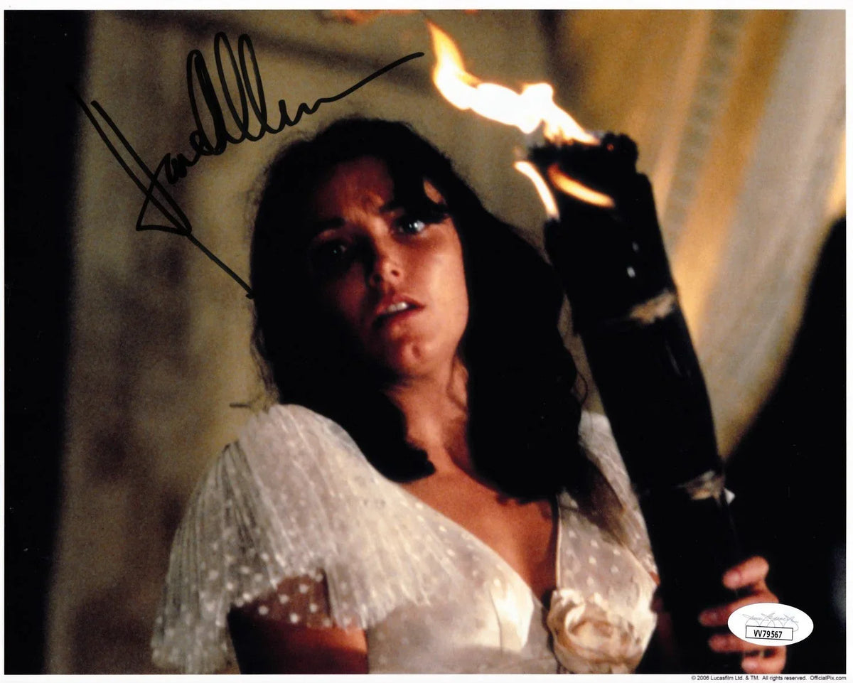 Karen Allen autographed Indiana Jones and the Raiders of the Lost Ark 8x10 movie photo JSA - AutographsForSale.com